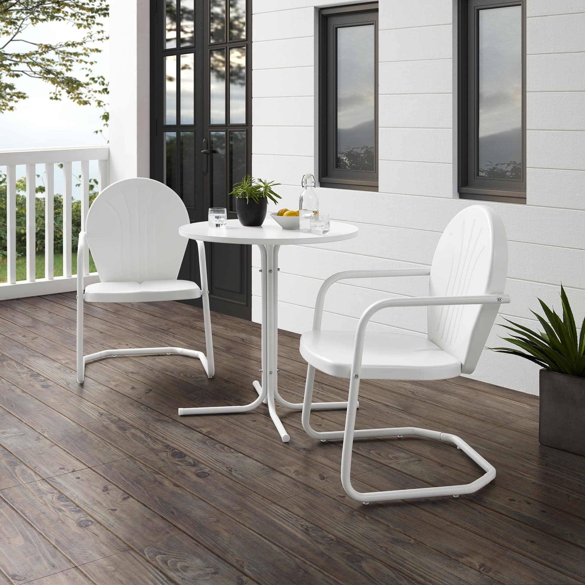 Griffith 3Pc Retro Outdoor Bistro Set