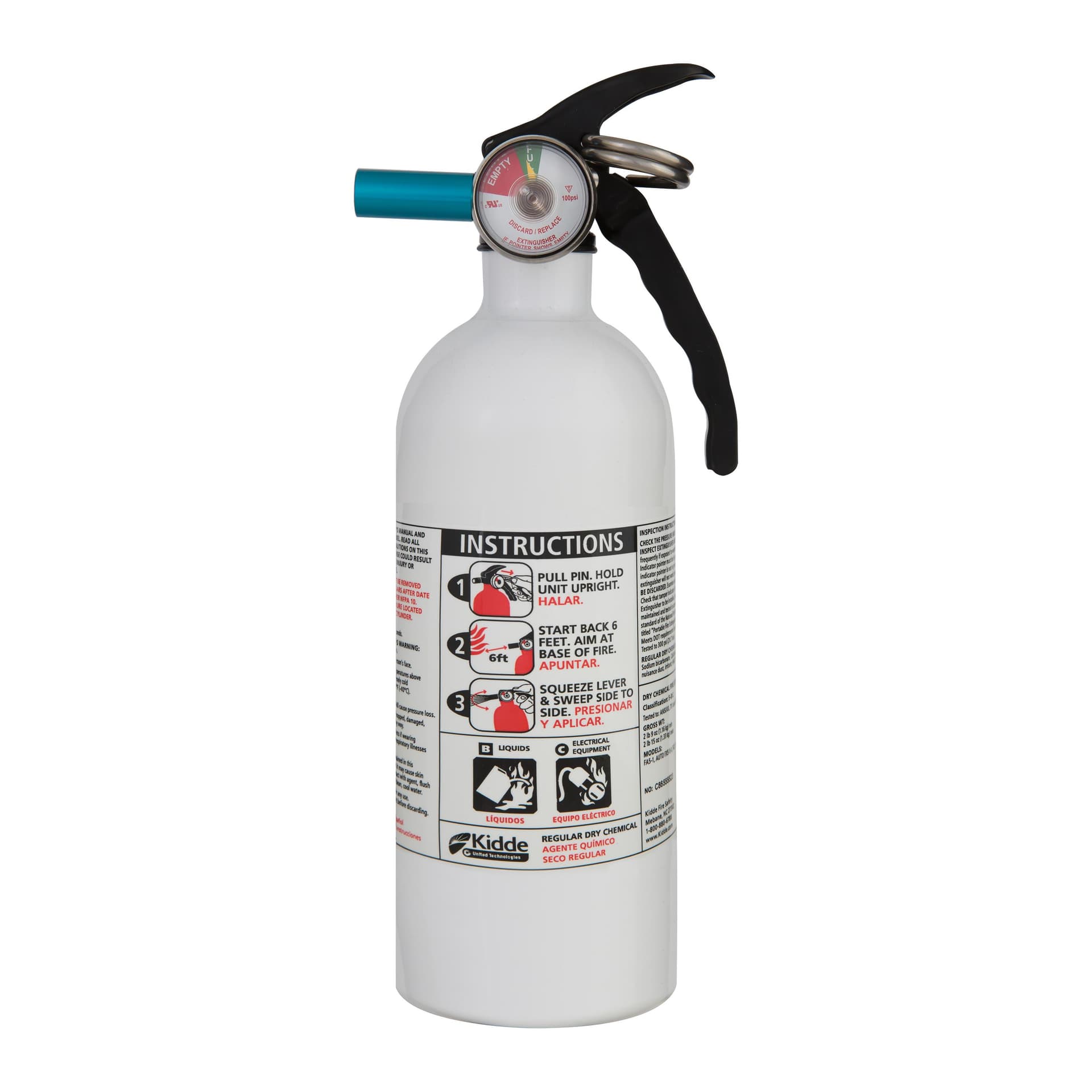 Auto Fire Extinguisher - UL rated 5-B:C