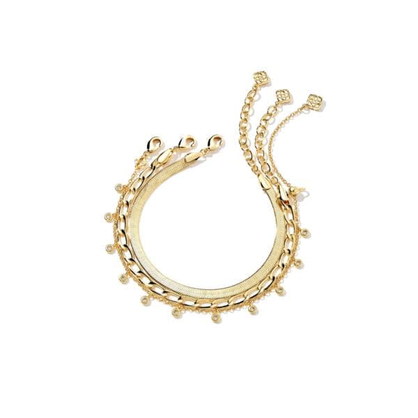 Kassie Set of 3 Chain Bracelet