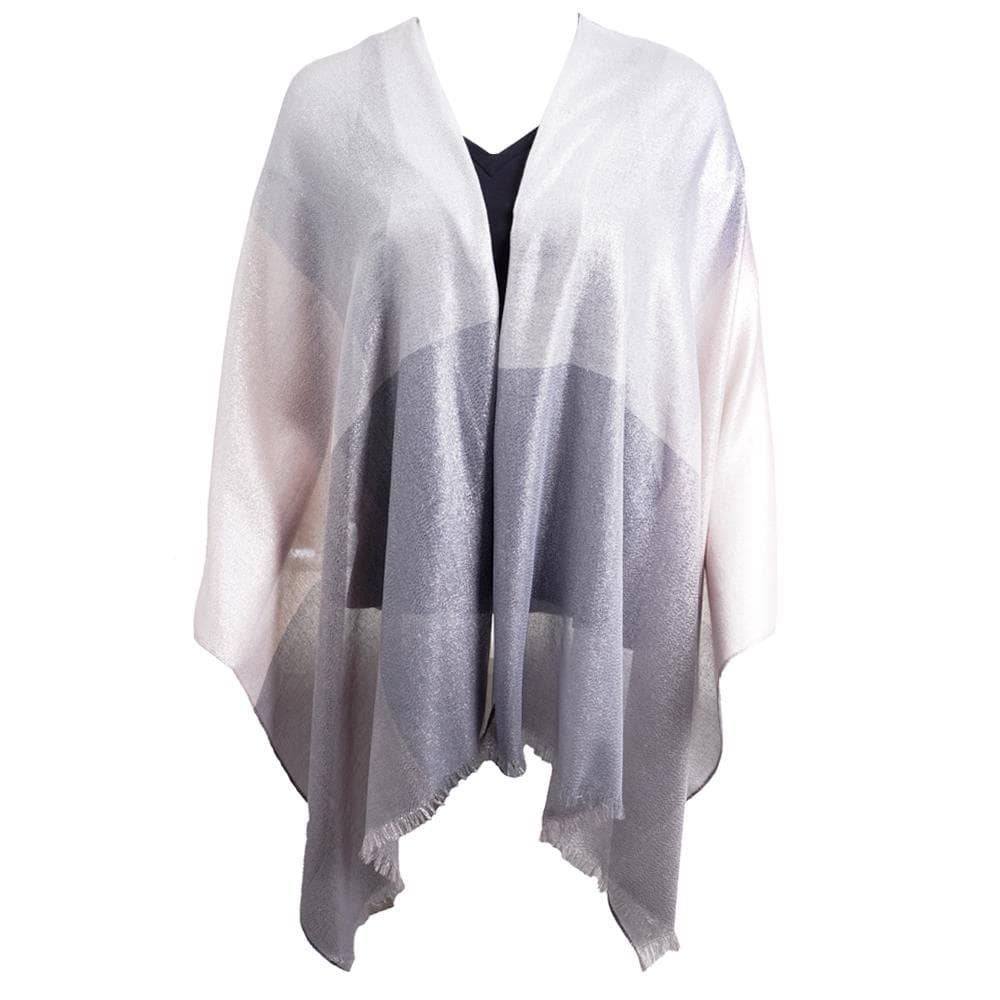 Lurex Plaid Kimono