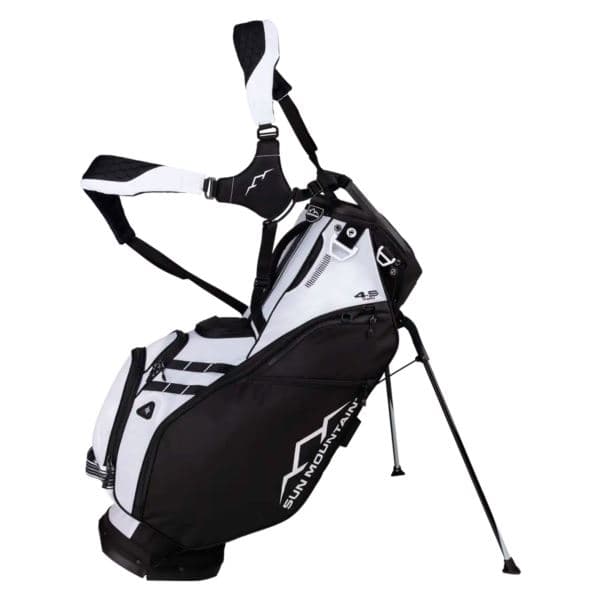 Sun Mountain 4.5LS 14-Way VLO Stand Bag - Black/White