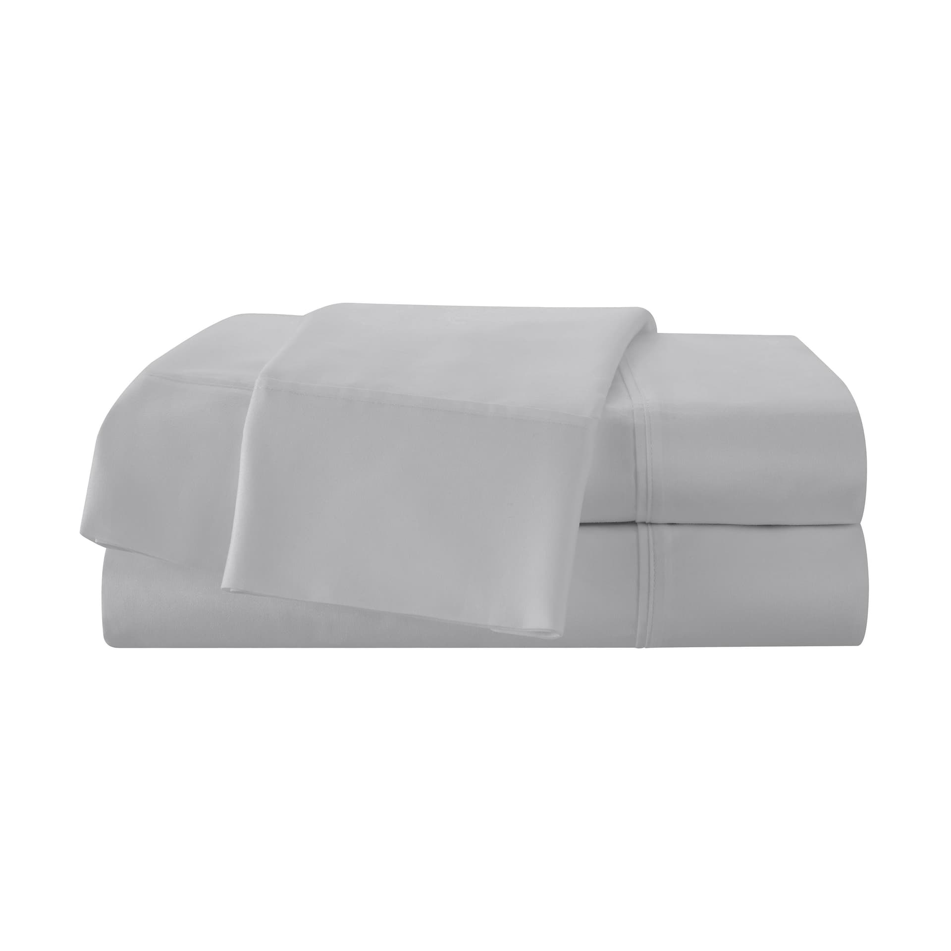 T400 Solid Cotton Sateen Sheet Set Size King