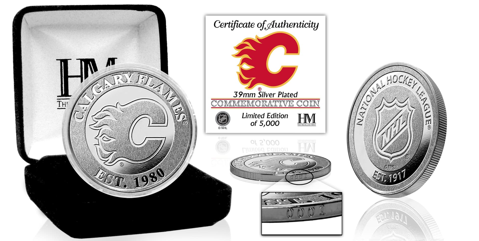 Calgary Flames 2021 Silver Coin