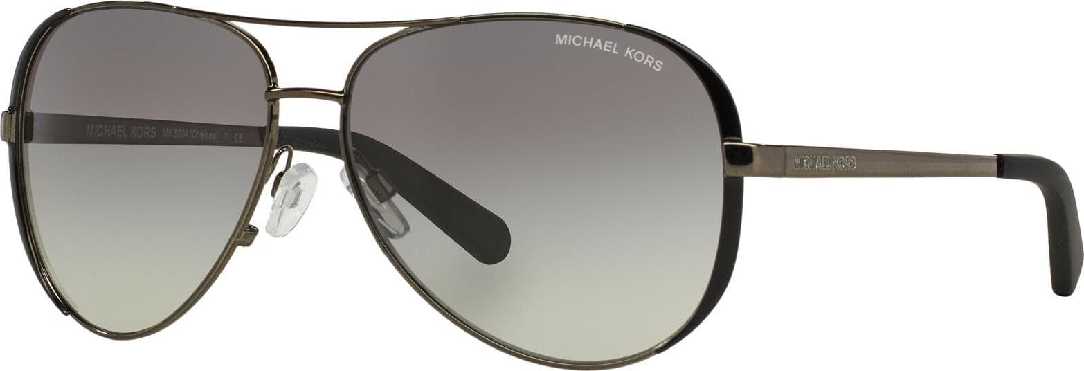 Women's Pilot Sunglasses - Gunmetal/Black