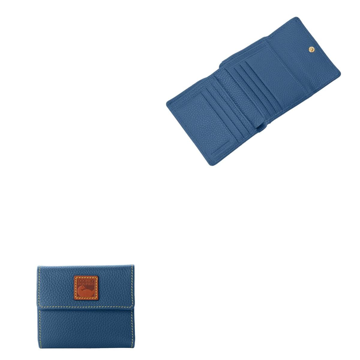 Pebble Grain Small Flap Wallet