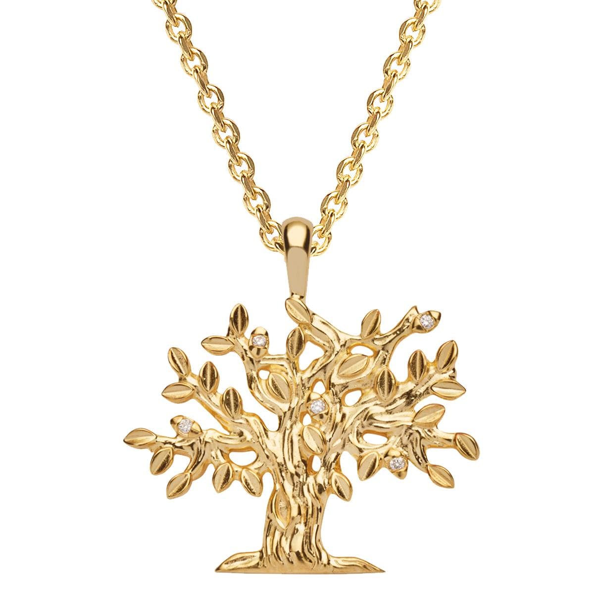 Tree of Life Necklace Gold