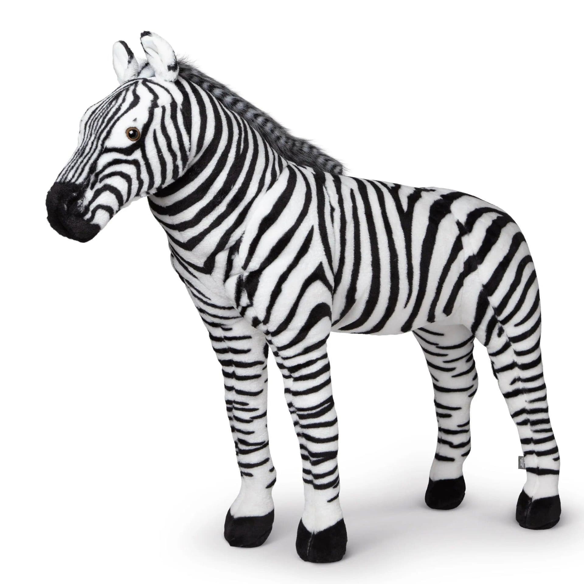 Giant Zebra Stuffed Plush Animal Ages 3+ Years