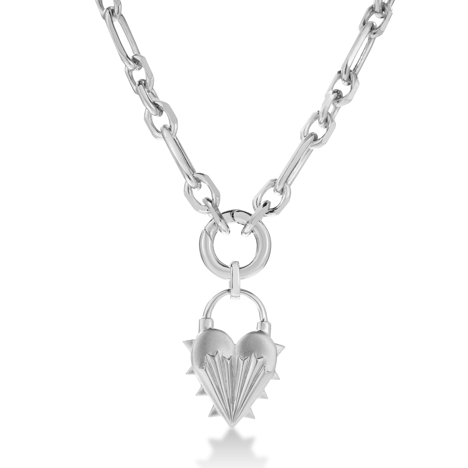 Spiked Heart Necklace