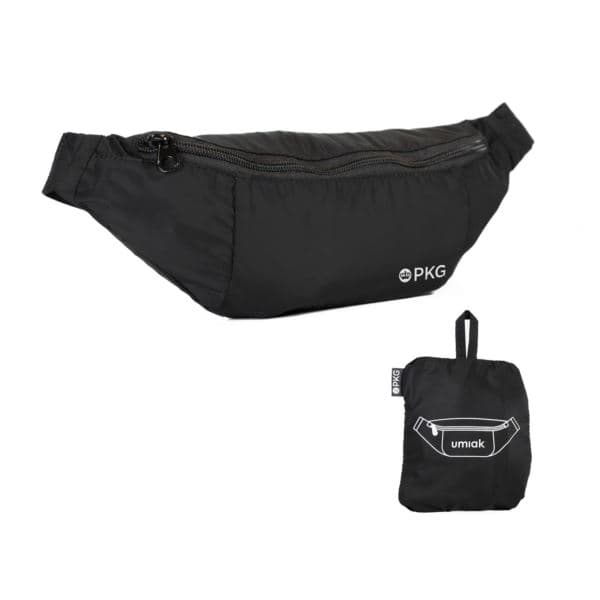 PKG umiak 3L Cross-body - recycled packable - Black