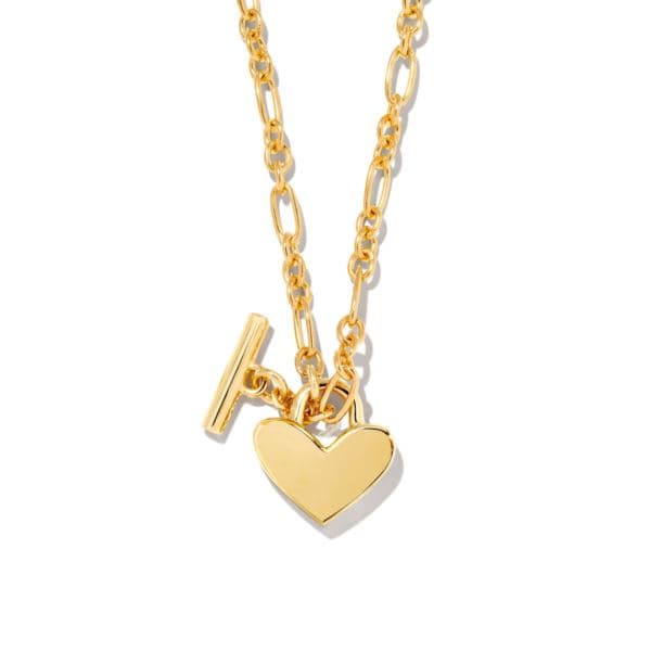 Heart Padlock Pendant Necklace