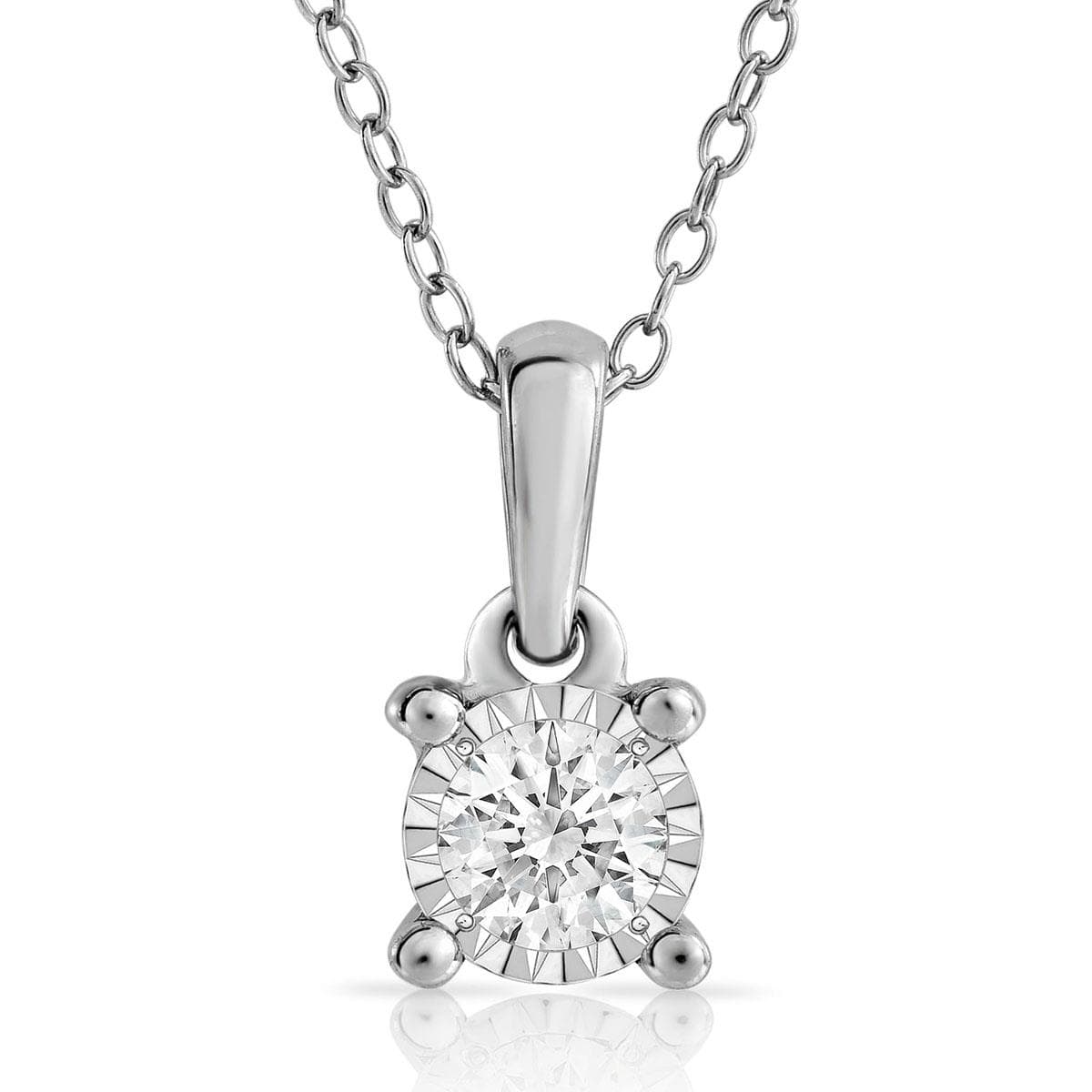 Diamond Solitaire Necklace