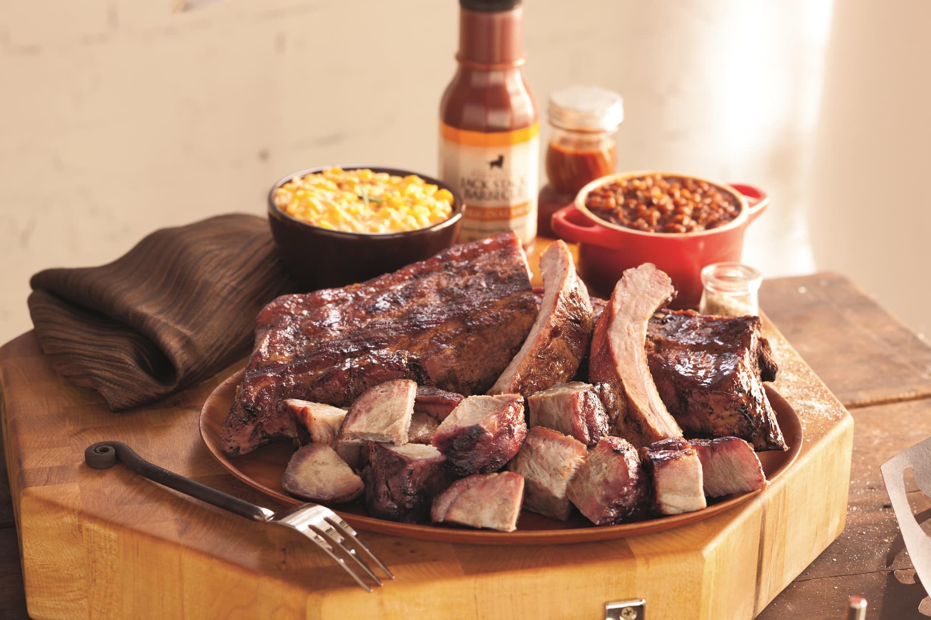 Kansas City Pork Platter Dinner KC BBQ