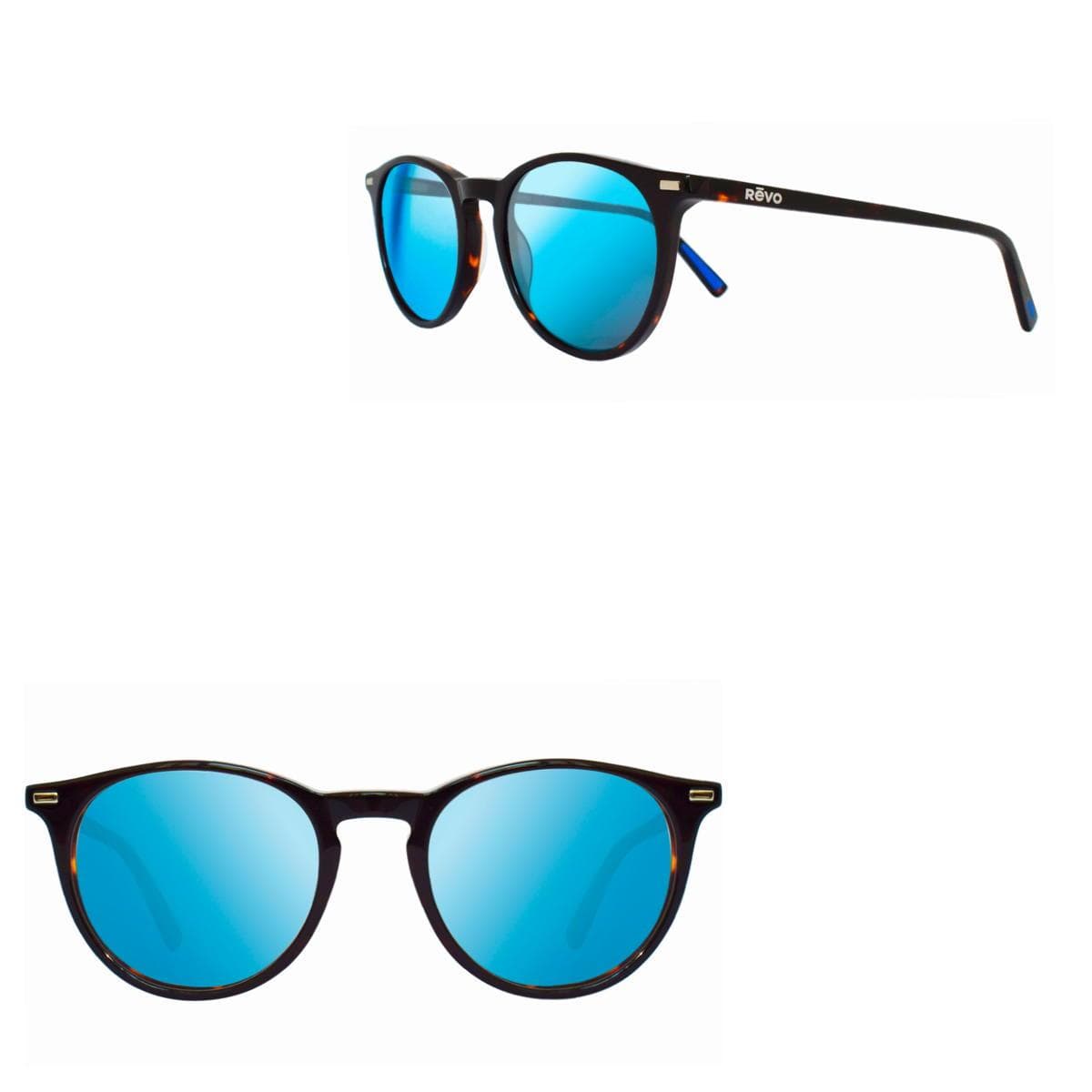 Sierra Petite Round Glass Lens Sunglasses