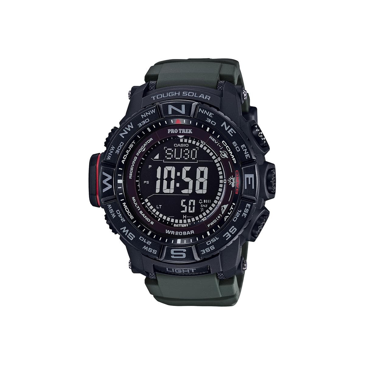 Pro-Trek Triple Sensor Watch w/ STN LCD Black