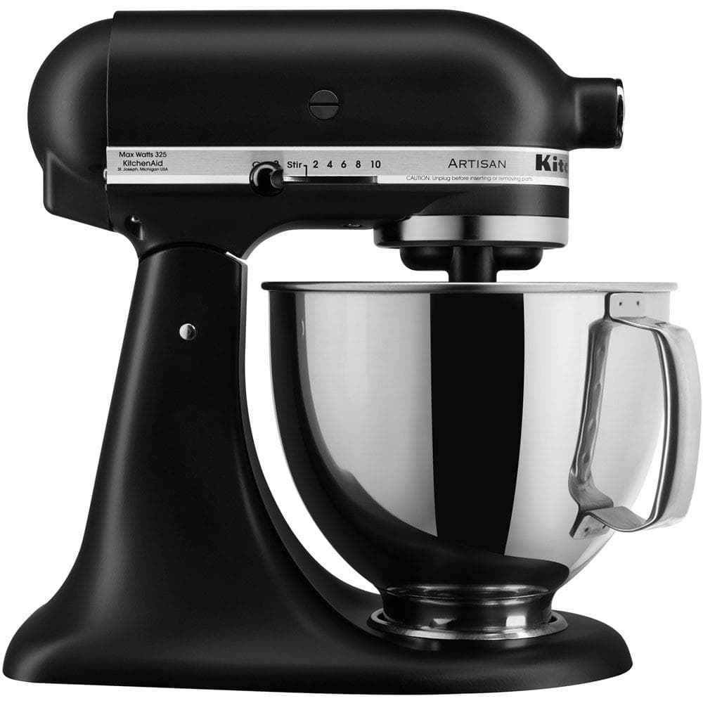 Artisan Series 325-Watt Tilt-Back Head Stand Mixer in Matte Black