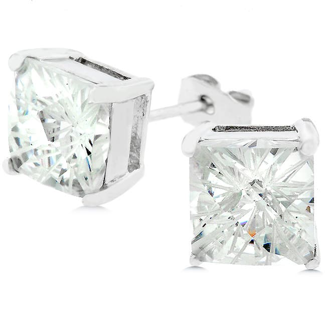 Cushion Cut Stud Earrings