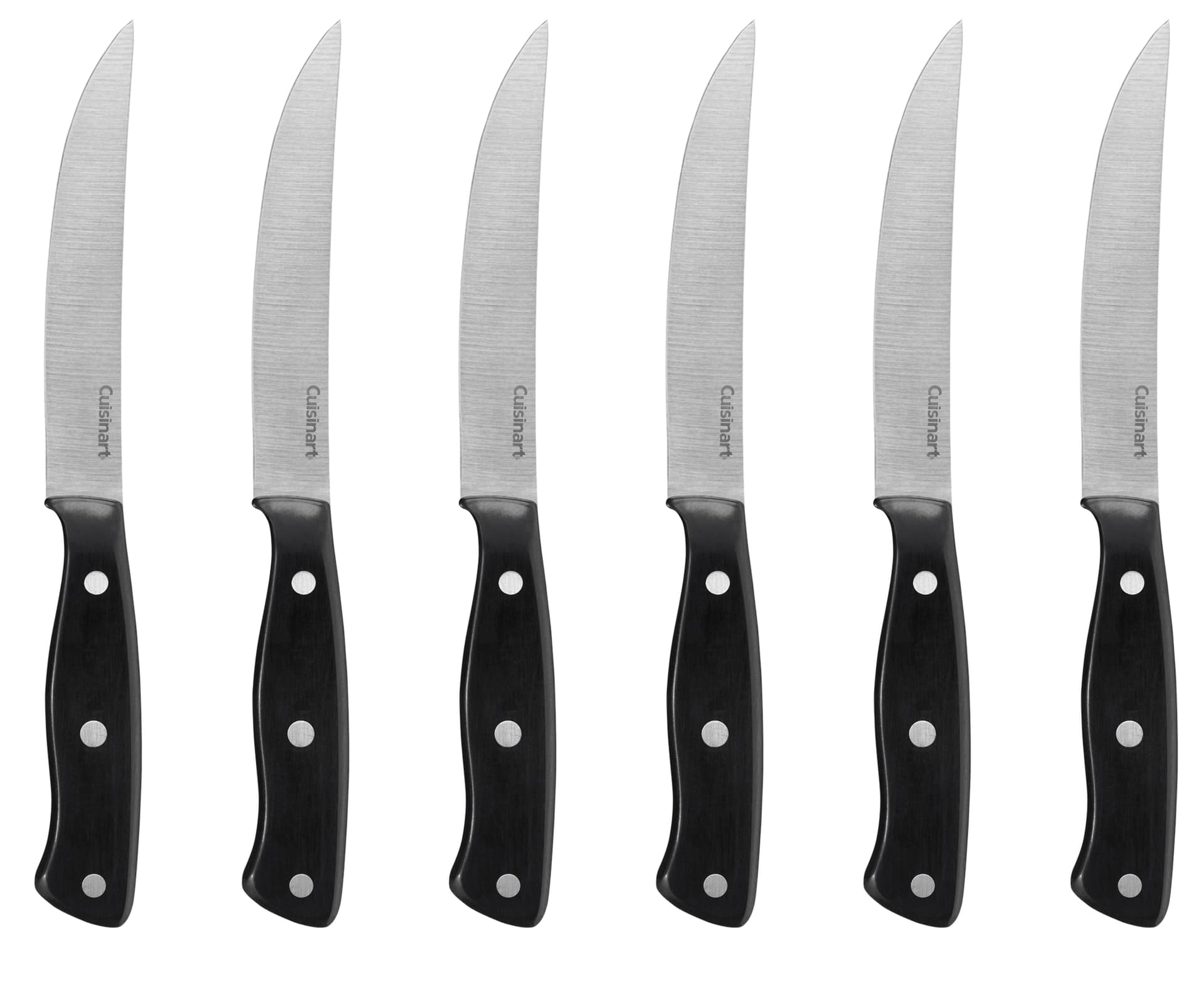 6Pc Triple Rivet Steak Knife Set