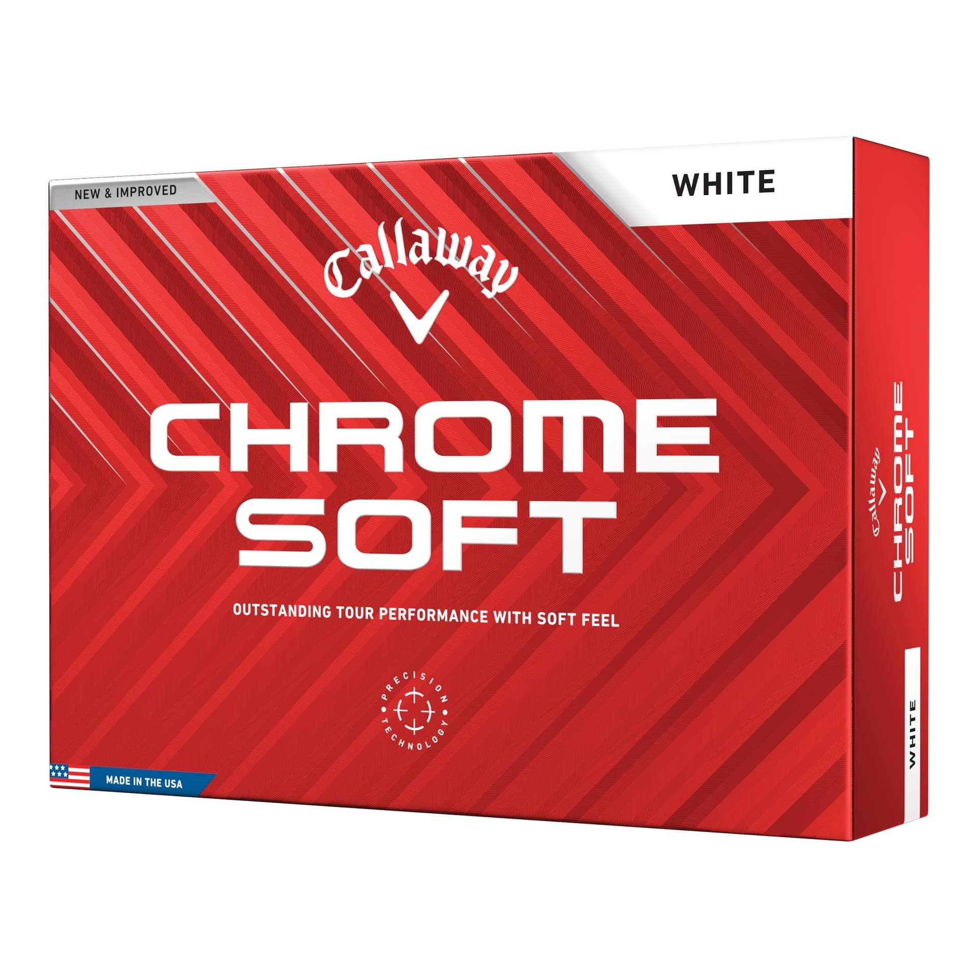 Chrome Soft Golf Balls - White