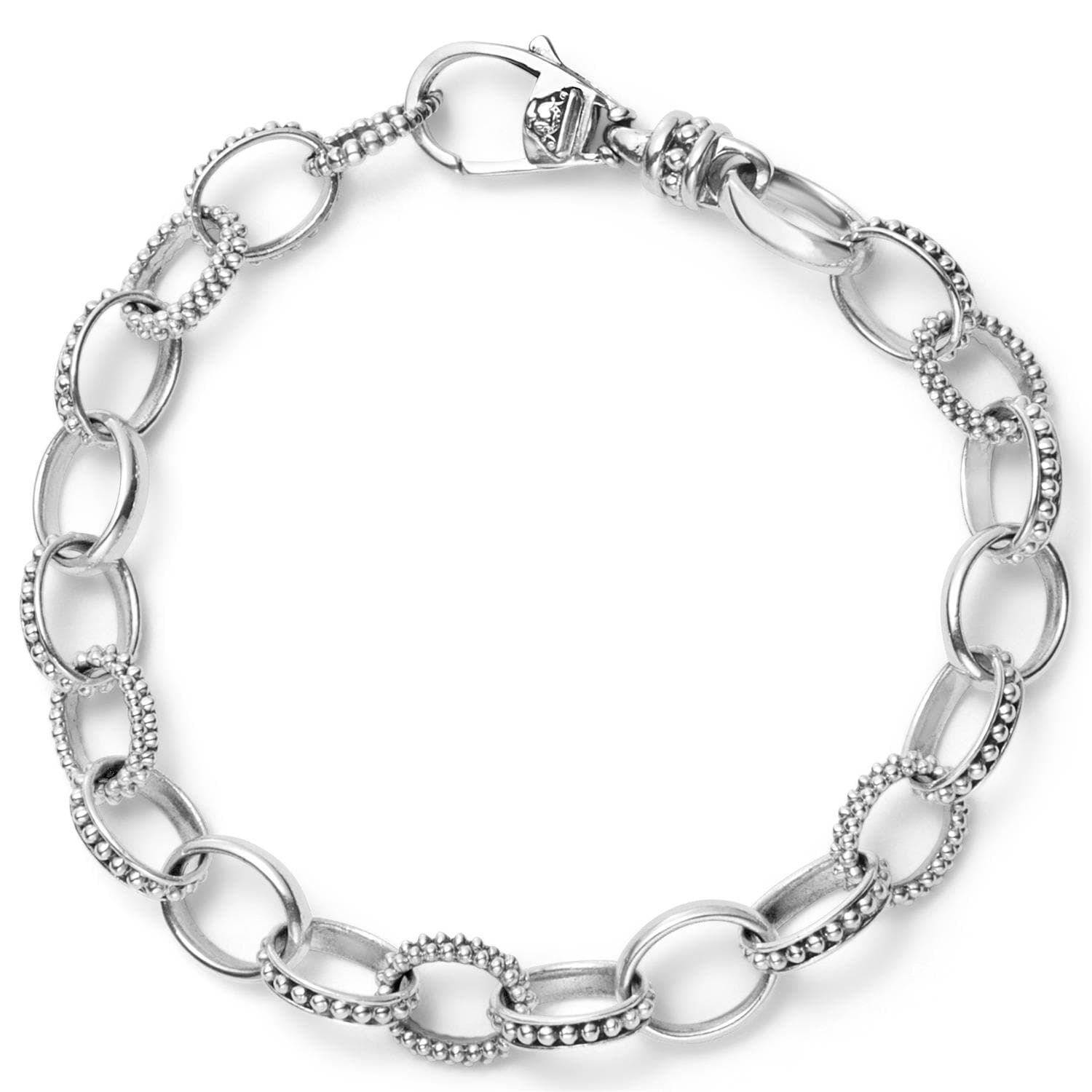 SIGNATURE CAVIAR Link Bracelet Size Medium