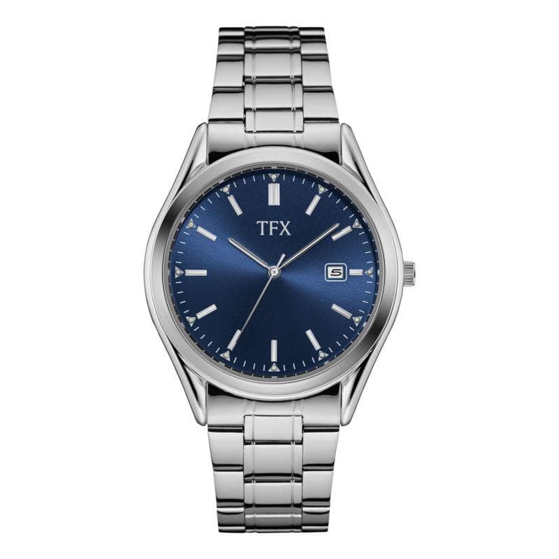 Men's TFX Stainless Steel Bracelet Blue Dial