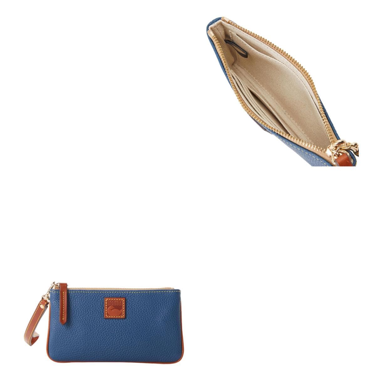 Pebble Grain Medium Wristlet