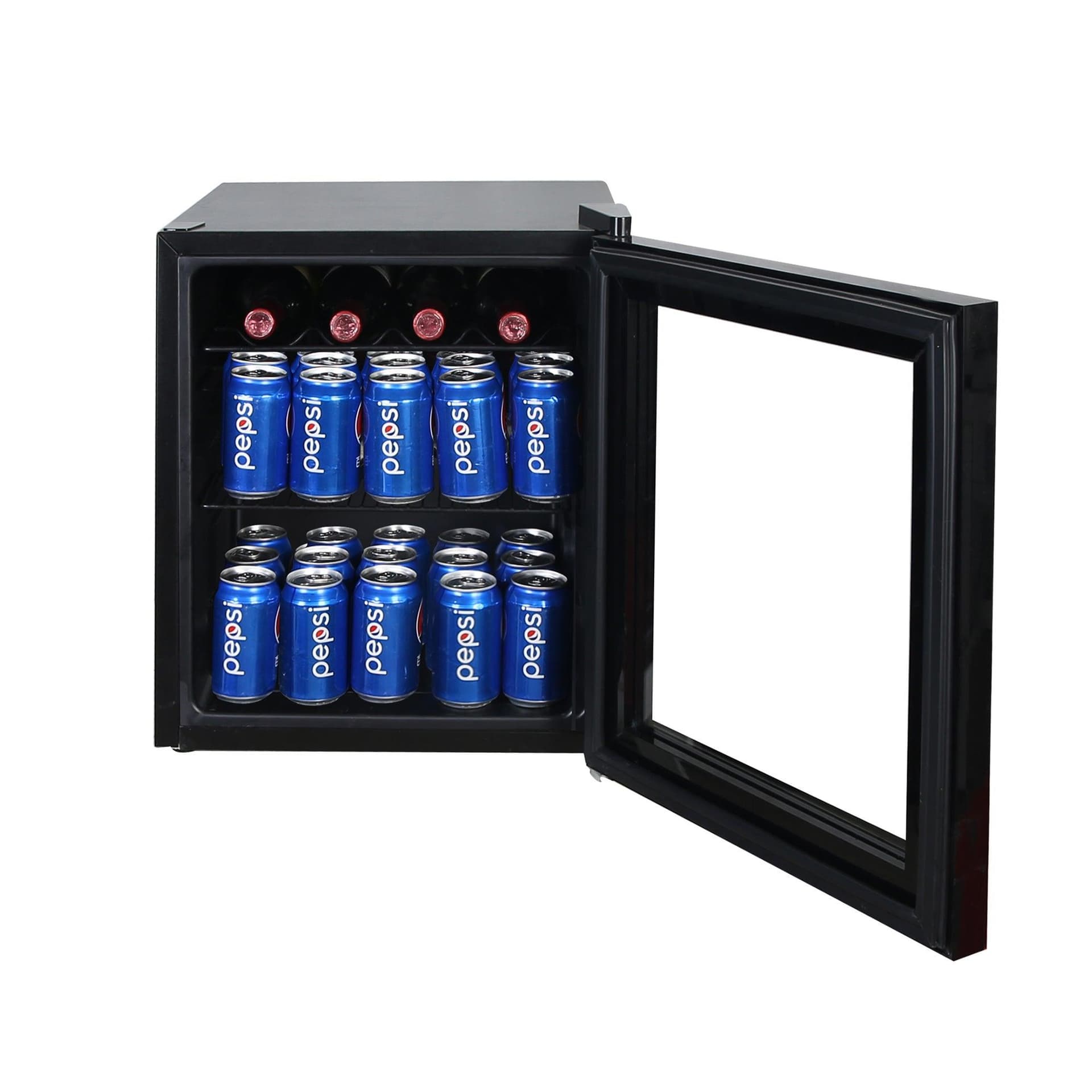 Avanti - 15-Bottle or 60-Can Beverage Center - Black
