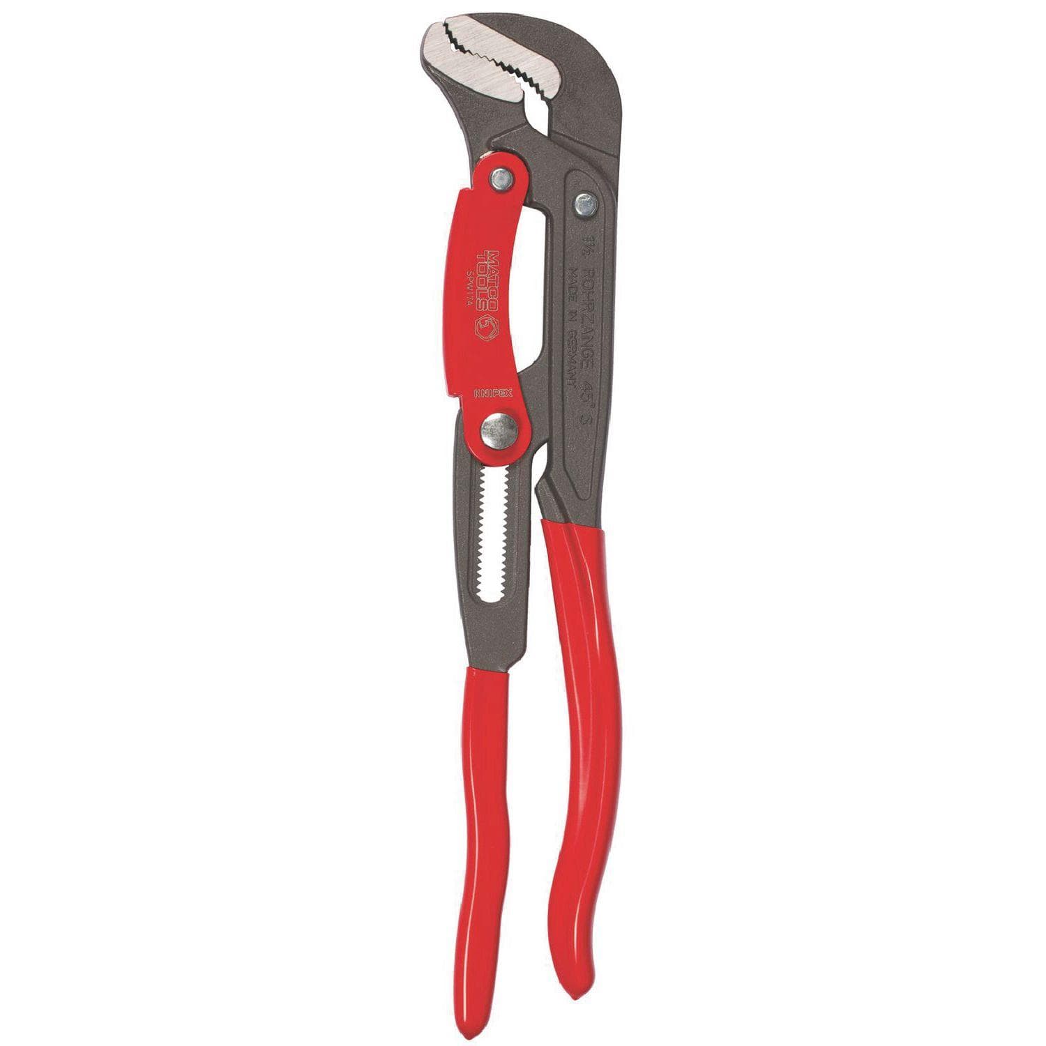 Knipex 17" Swedish Pipe Wrench S-Shaped