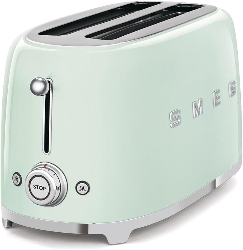 Smeg 50's Retro Style Aesthetic 4 Slice Toaster