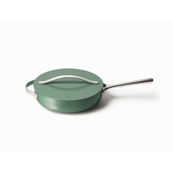 4.5qt Nonstick Ceramic Saute Pan w/ Lid Sage