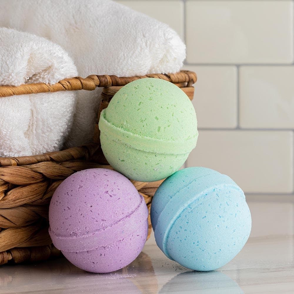 3 pack Bath Bomb Set - Orange, Lemongrass, Grapefruit