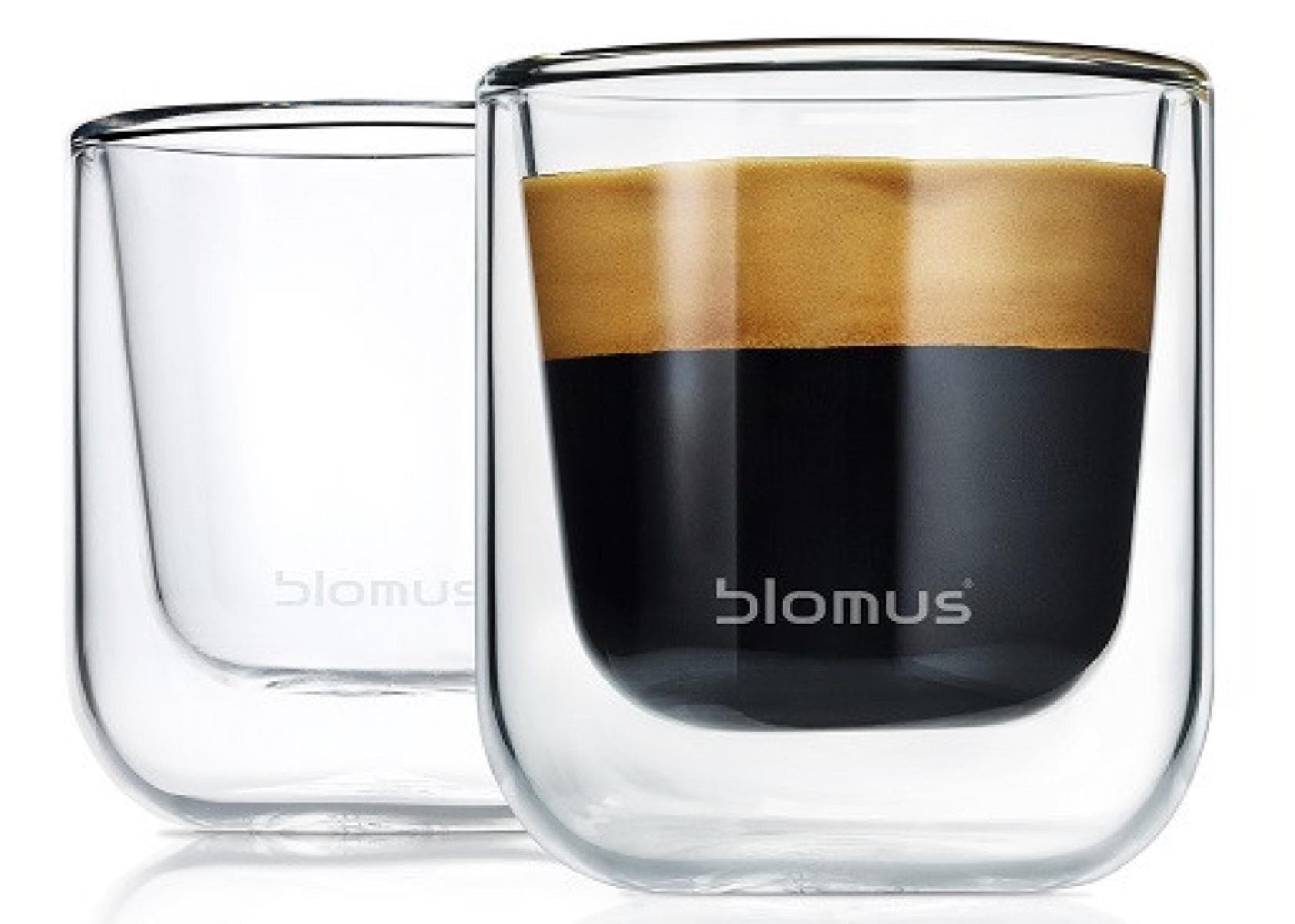 NERO - Set 2 insulated Espresso / Tea Glasses
