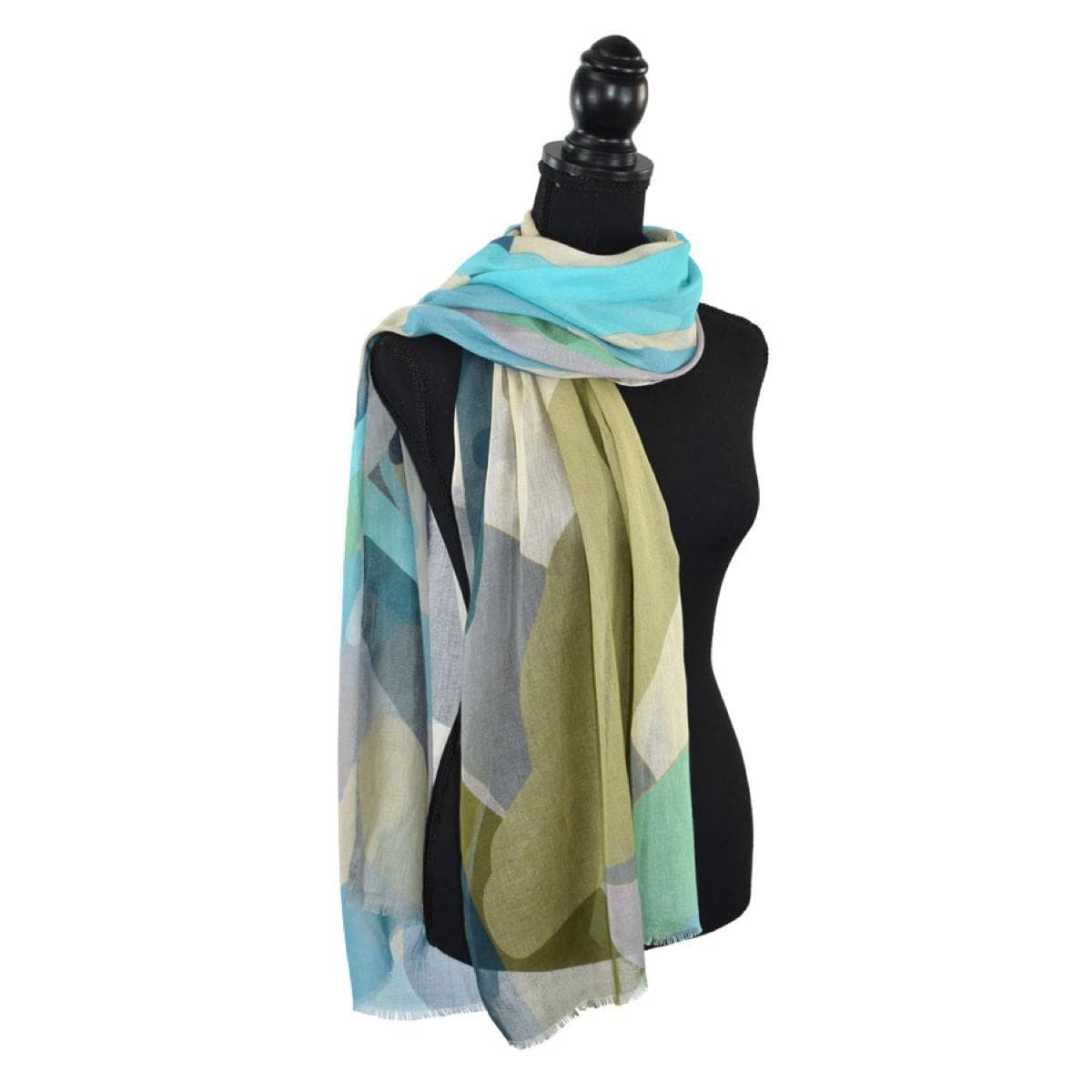 Milo Abstract Colorblock Scarf