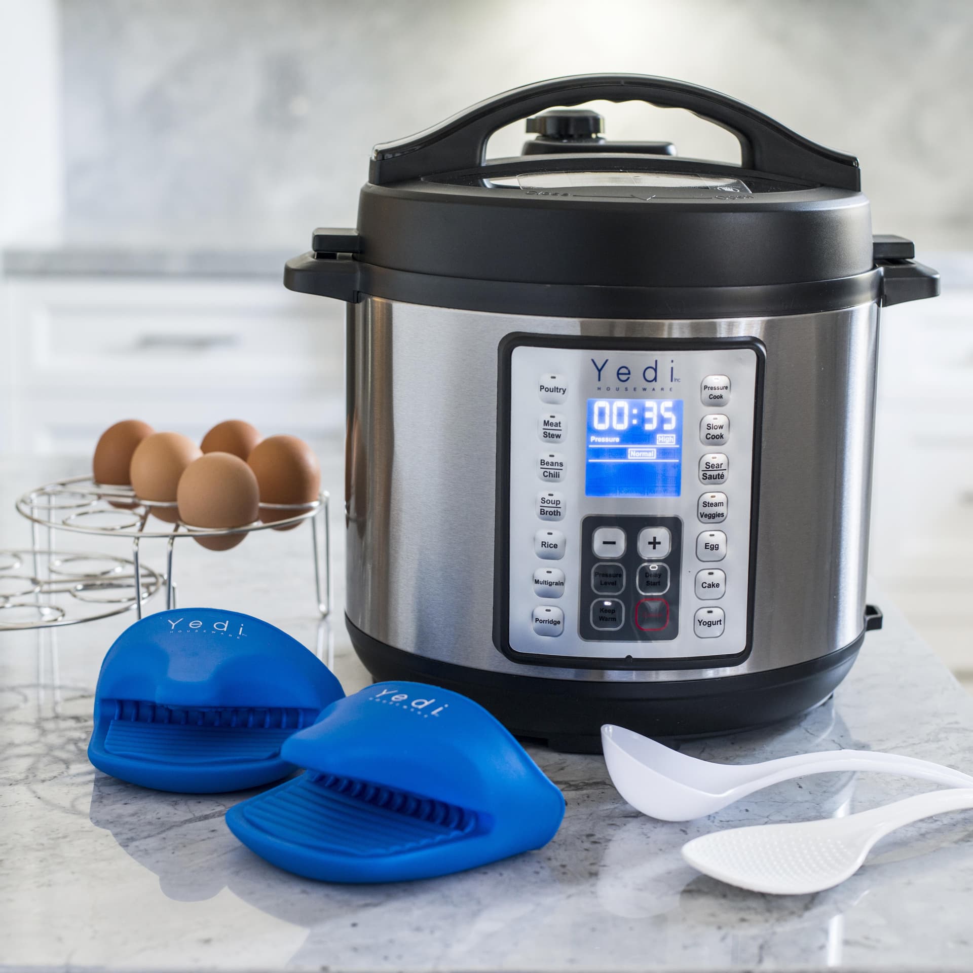Yedi Multifunctional Pressure Cooker SS 6QT - Stainless Steel