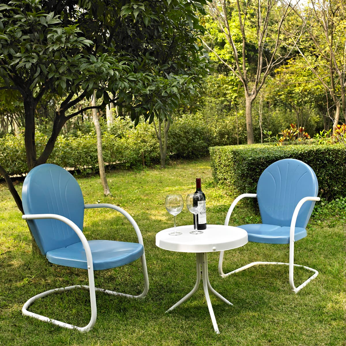 Griffith 3Pc Retro Outdoor Chair Set