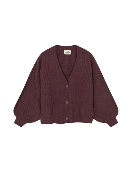 Recycled Wool Oversized Cardigan
