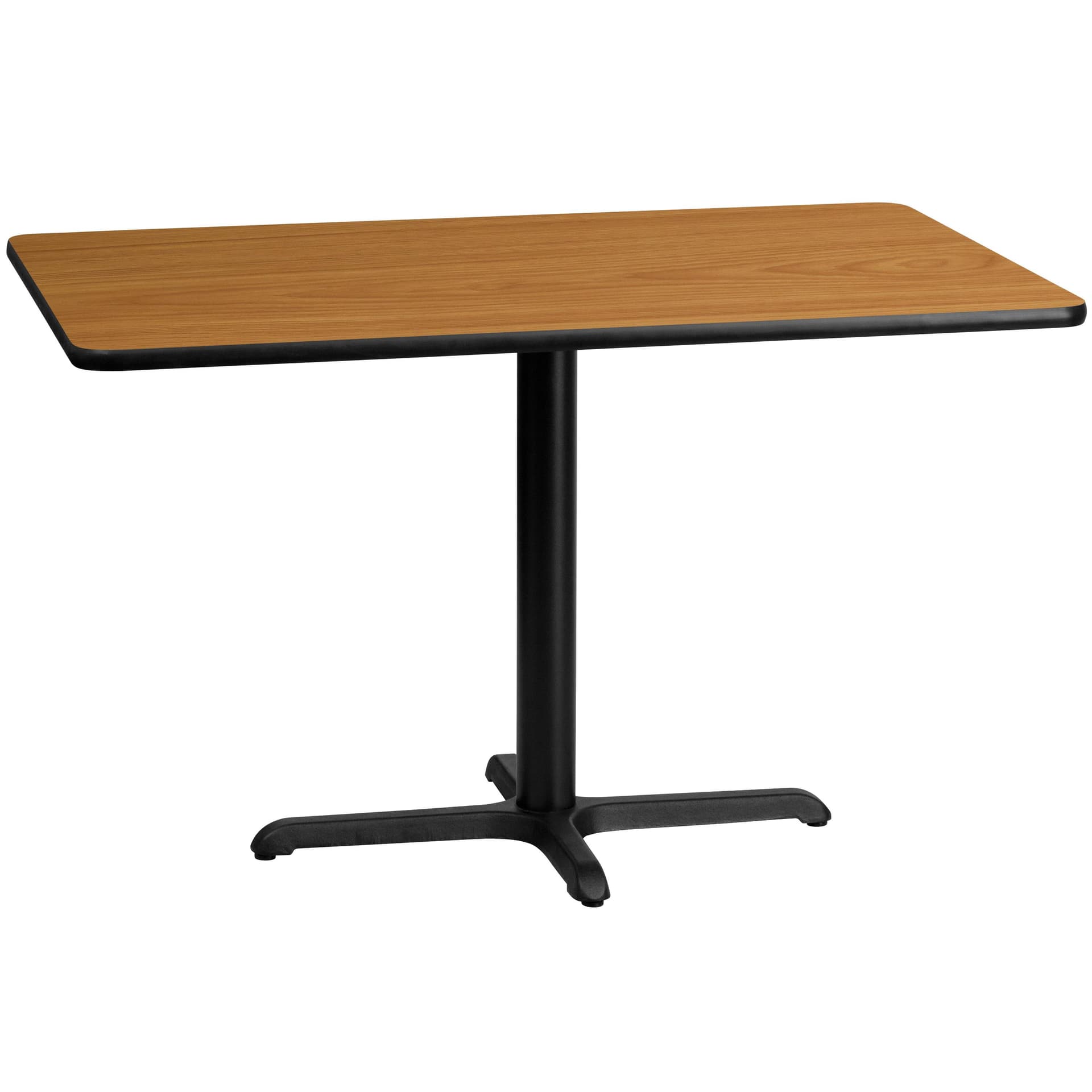 30" x 48" Natural Laminate Table Top with 23.5" x 29.5" Table Height Base