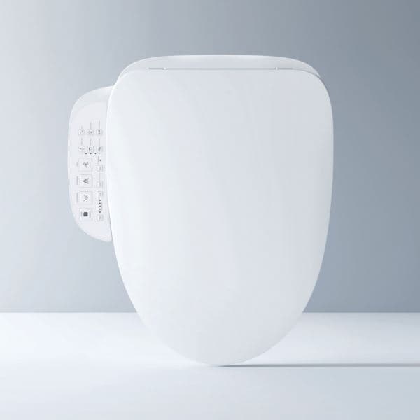 Warm Water Bidet Toilet Seat w/ Side Panel Control Panel