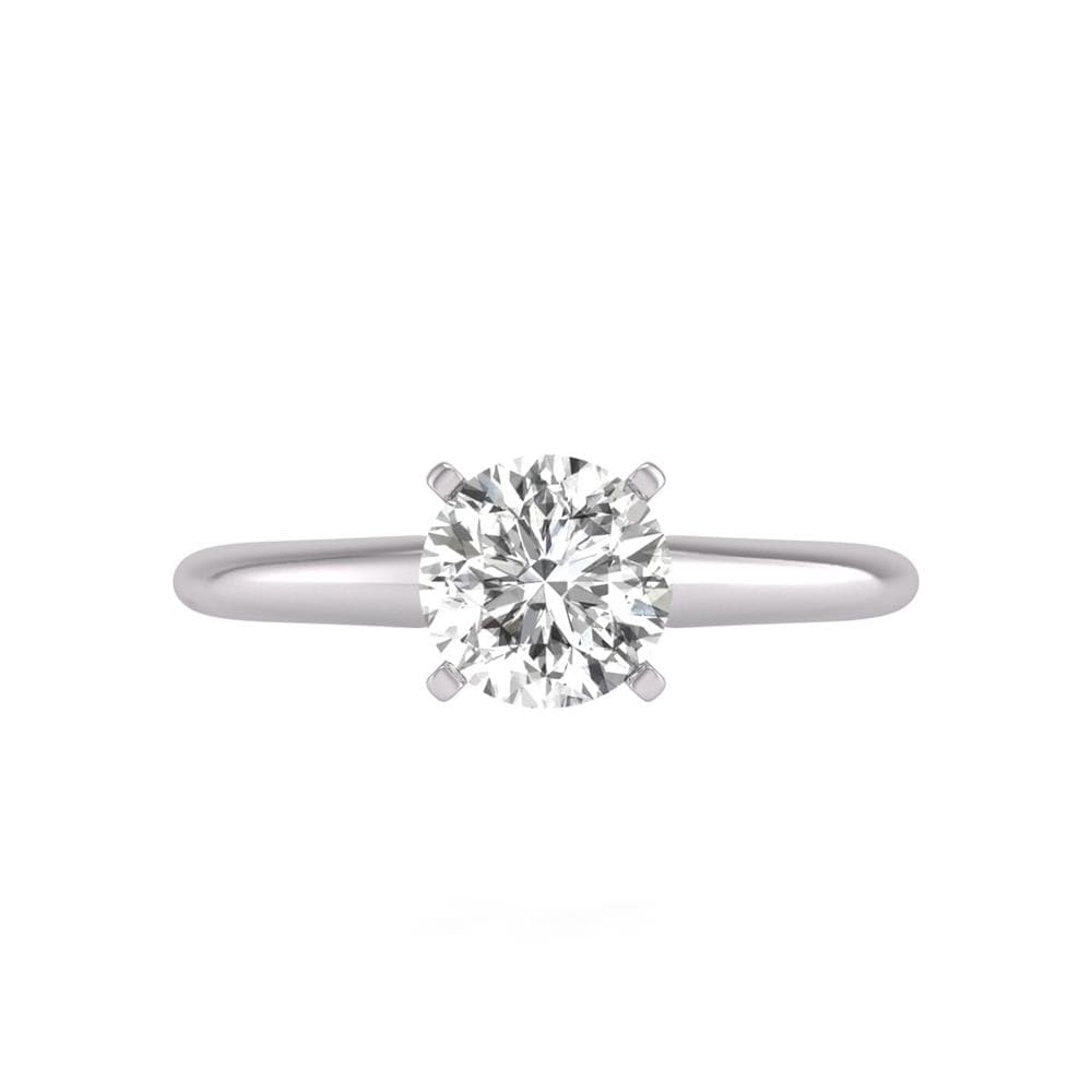 2 CT Round Lab Diamond Solitaire Ring Size 6.5