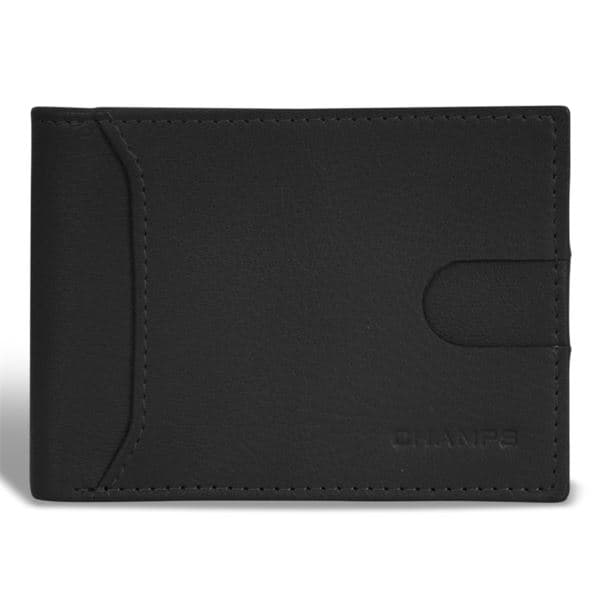 Onyx Leather Access Bi-Fold Wallet Size 4.25"x3.5"