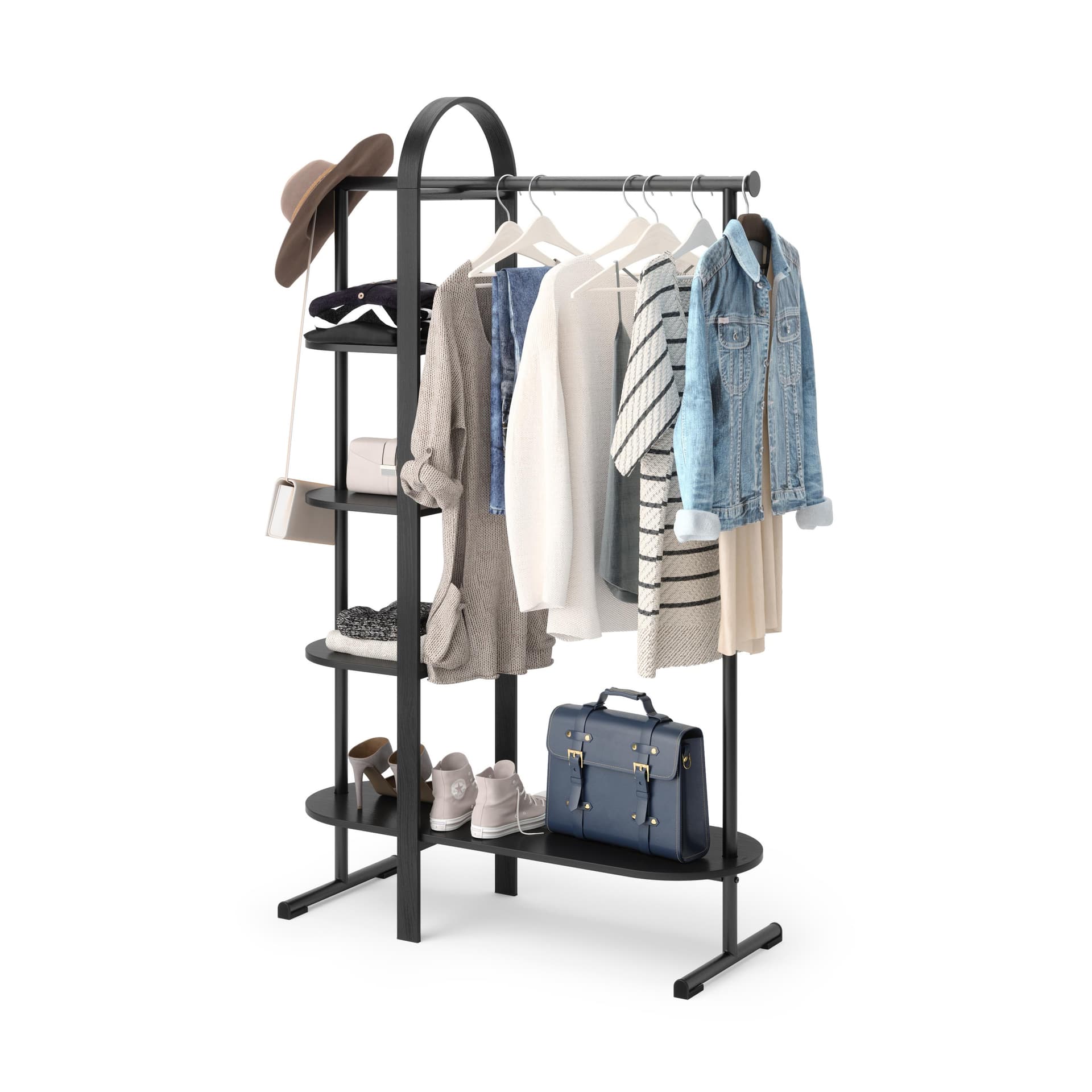 Bellwood Garment Rack Black