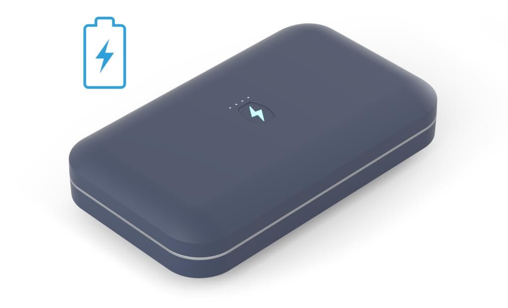 PhoneSoap GO UV Sanitizer/6,000 mAh Power Bank -Indigo