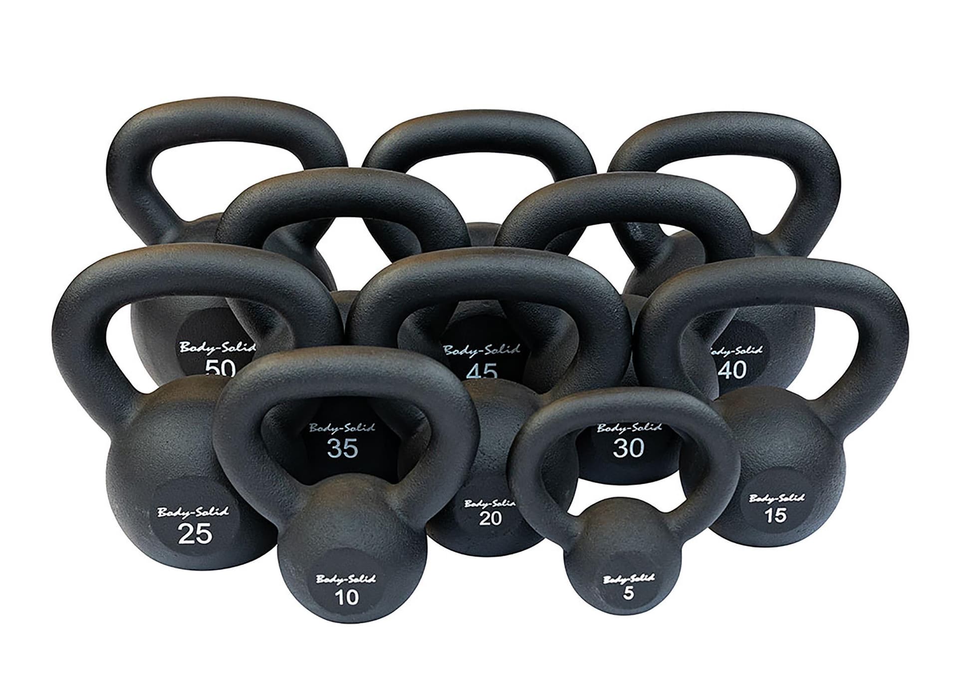 Body-Solid Kettleball Set Singles 5-50lbs