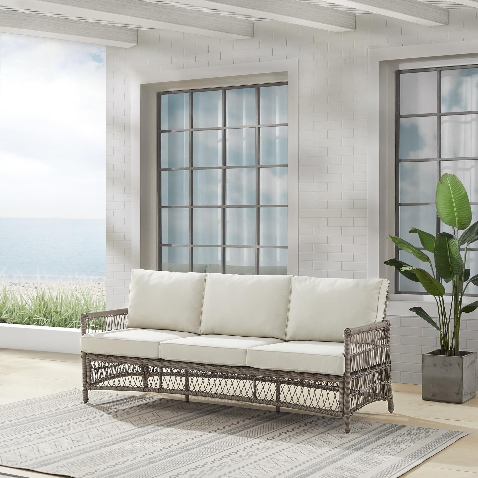 Thatcher Wicker Outdoor Sofa