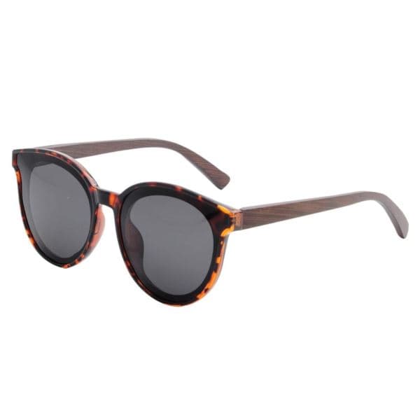 Big Winnie Walnut Wooden Sunglasses