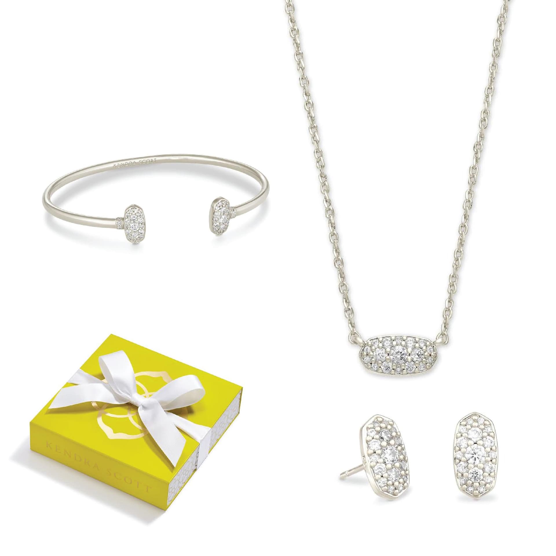 Grayson Silver Crystal 3pc Set