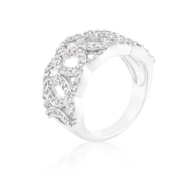 Cubic Zirconia Circle Ring(10)