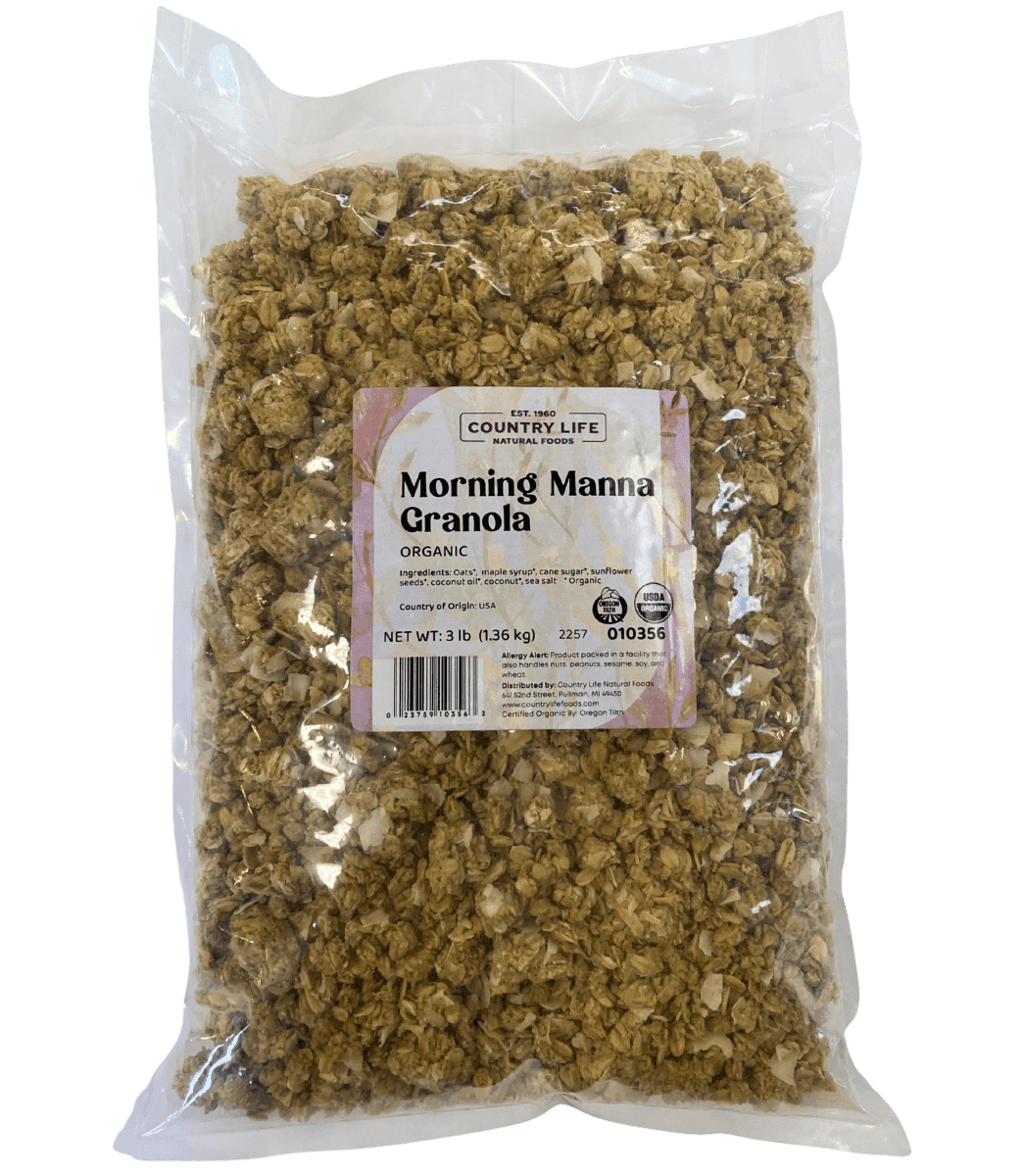 Slow-Baked Morning Manna Granola, Organic - Country Life Natural Foods