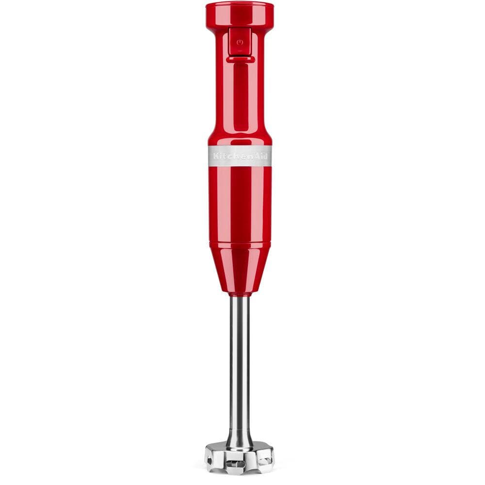 Corded Variable-Speed Immersion Blender in Empire Red with Blending Jar