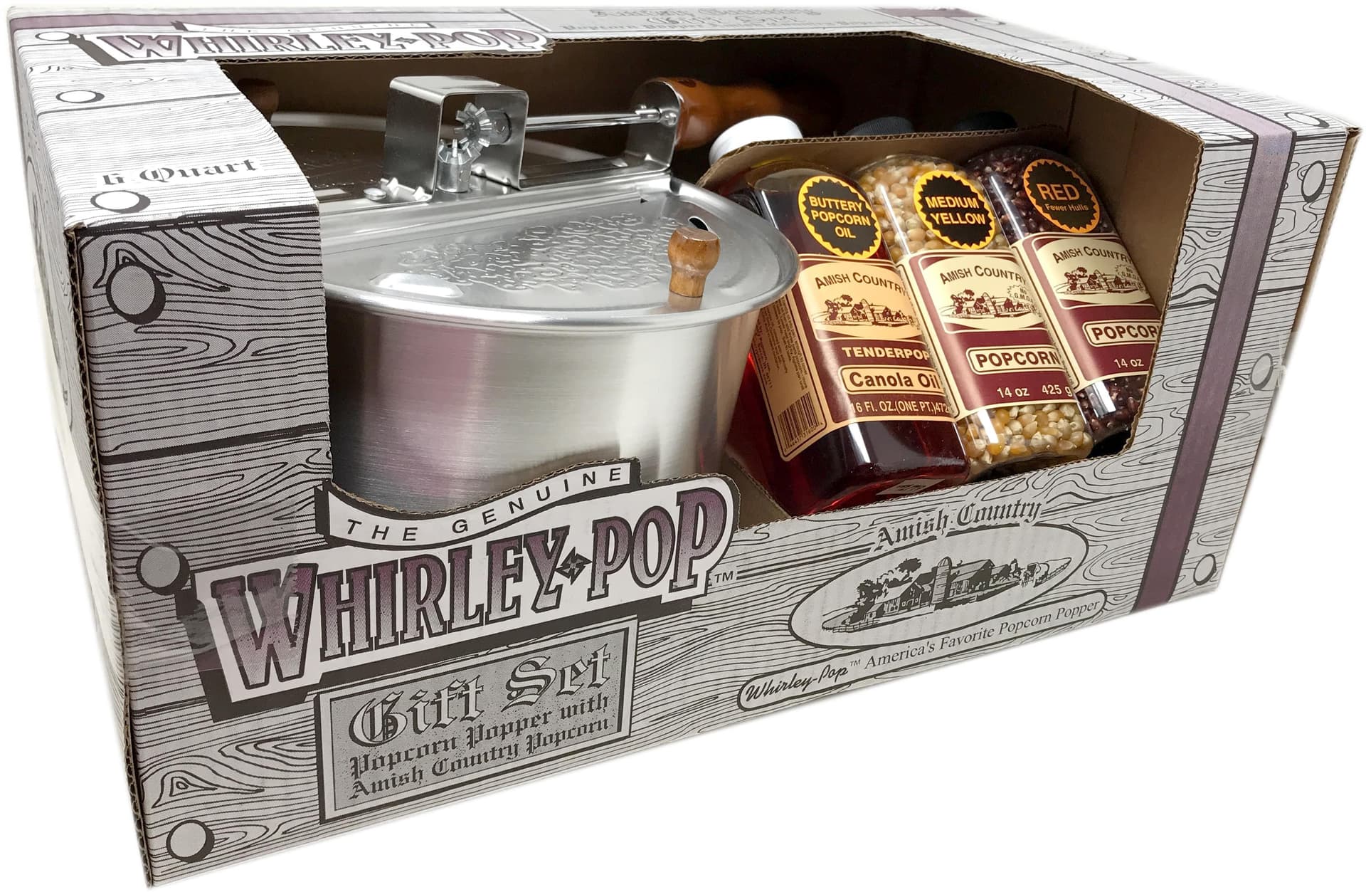 Whirley Pop Gift Set with 14oz Bottles