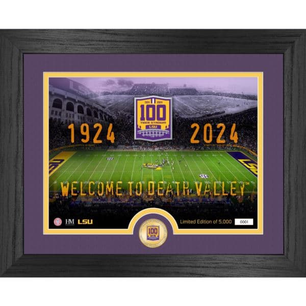 LSU Tiger Stadium 100th Anniversary Photo Mint